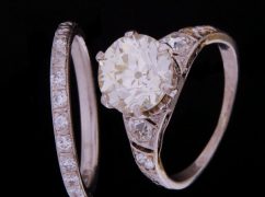 Vintage Diamond Bridal Set